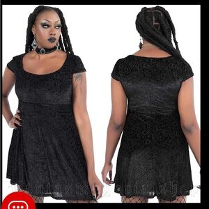 Killstar Dead Head Skater Dress 4XL